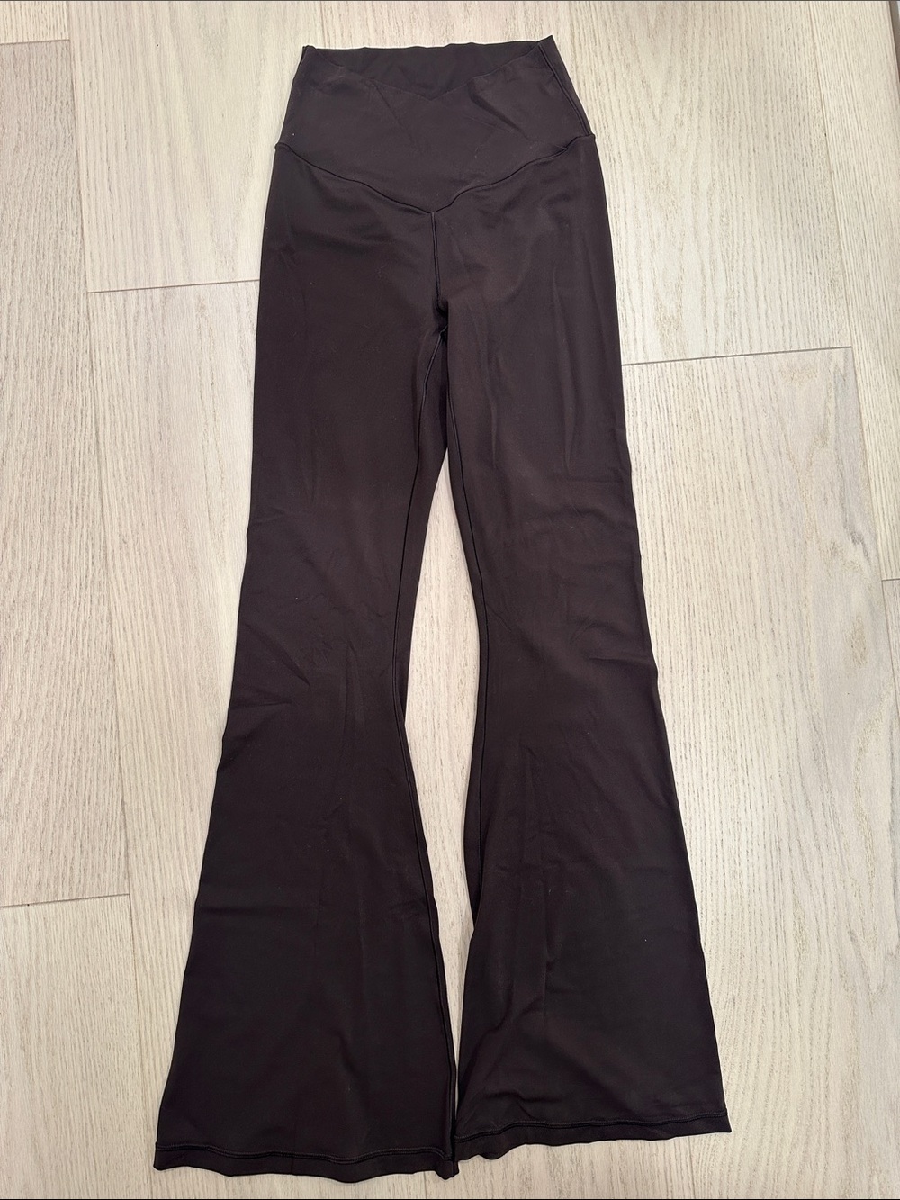 aerie Dark Brown Boot Cut Yoga Pants